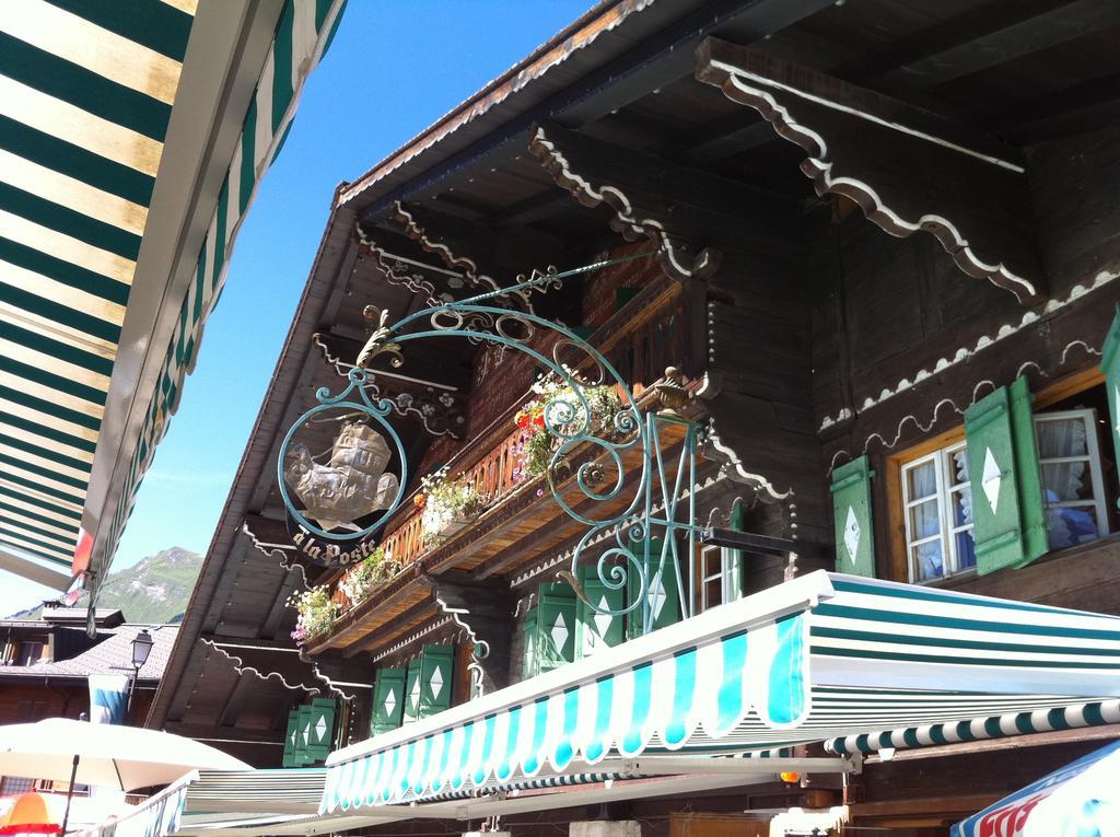 Auberge De La Poste Les Diablerets Exterior foto