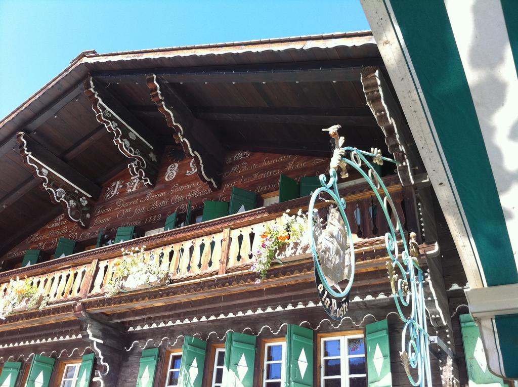Auberge De La Poste Les Diablerets Exterior foto