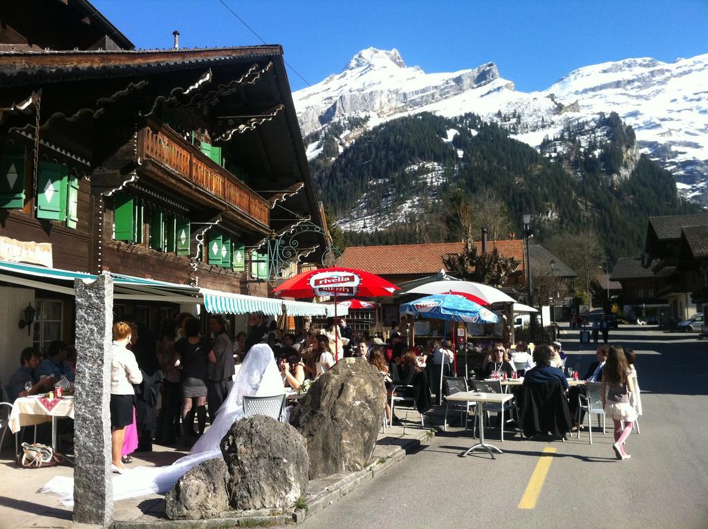 Auberge De La Poste Les Diablerets Exterior foto