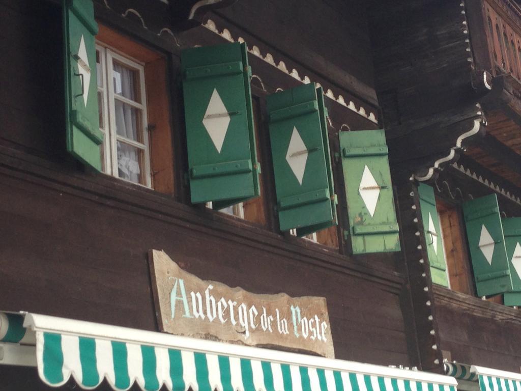 Auberge De La Poste Les Diablerets Exterior foto